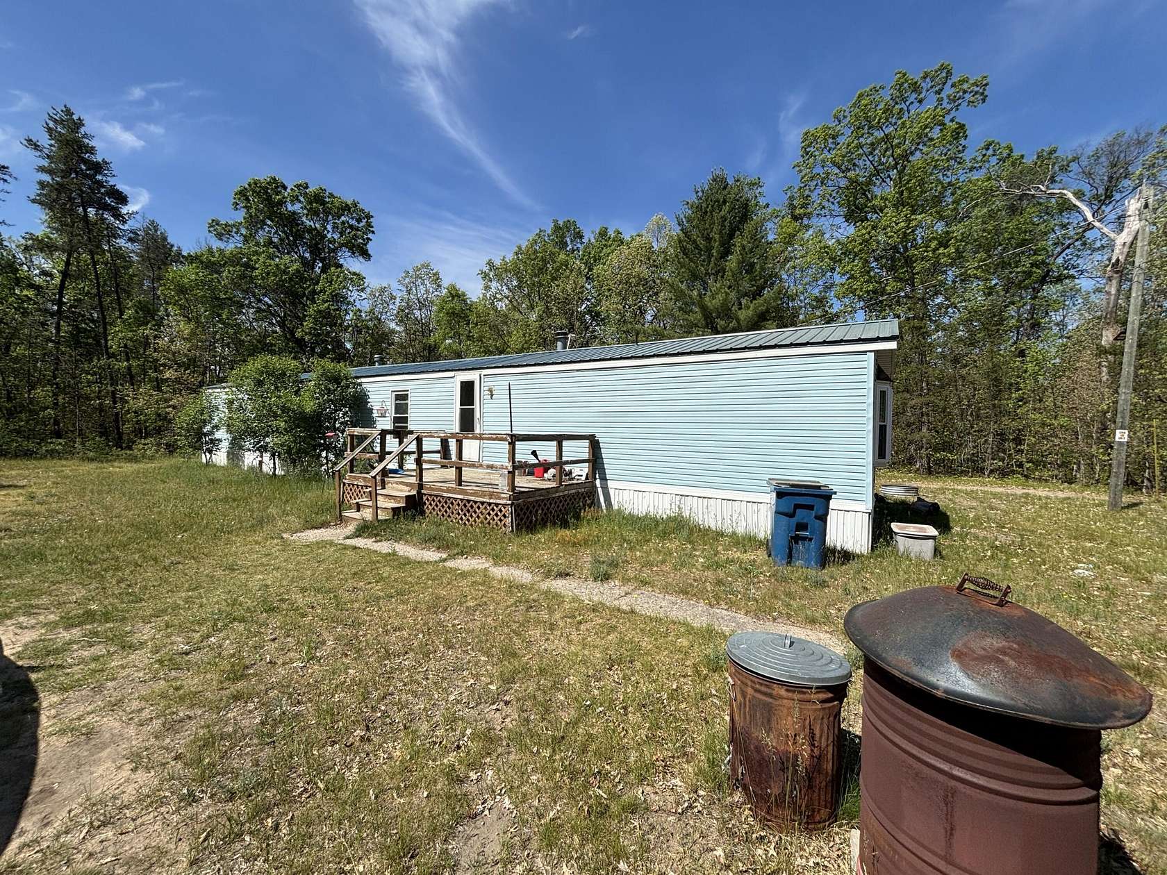 2.5 Acres of Land with Home for Sale in Baldwin, Michigan