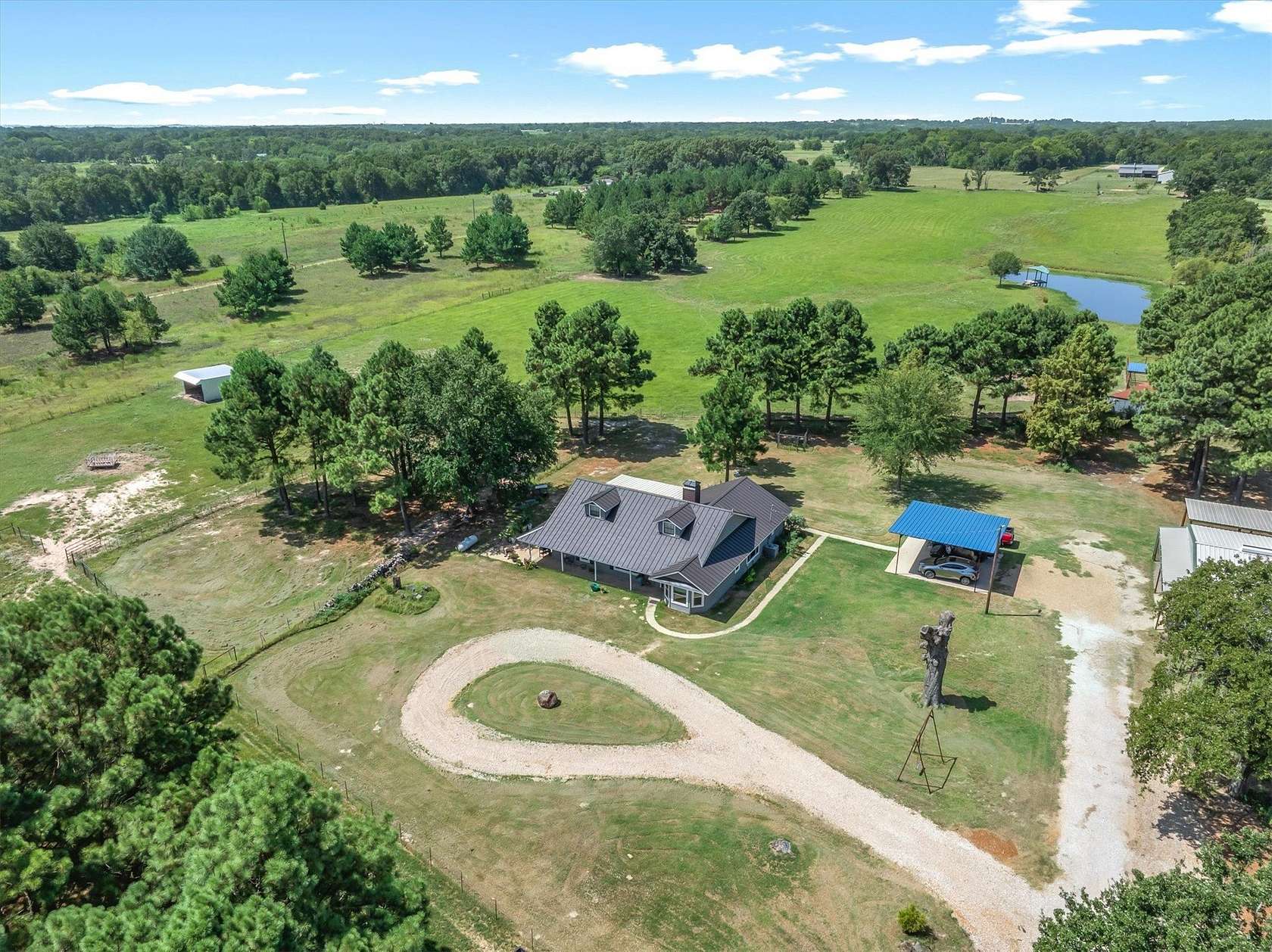 15.3 Acres of Land with Home for Sale in Edgewood, Texas