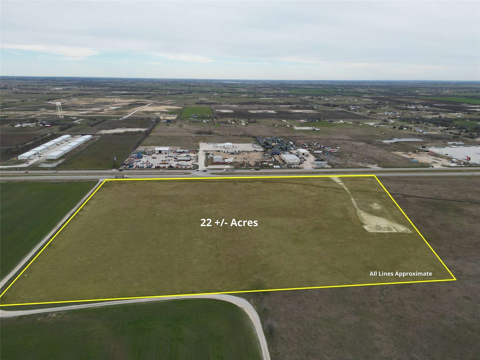 22 Acres of Commercial Land for Sale in Ponder, Texas