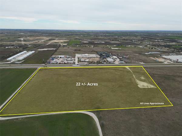 22 Acres of Commercial Land for Sale in Ponder, Texas