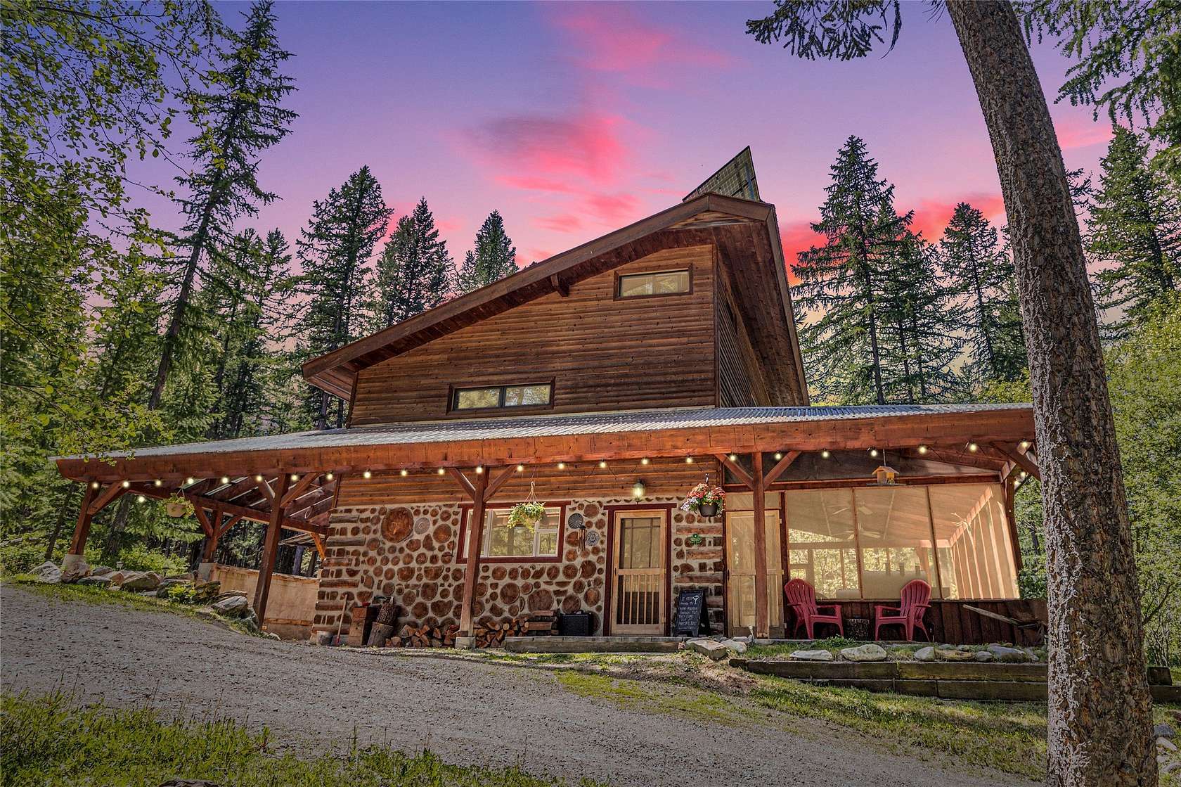 20 Acres of Land with Home for Sale in Fortine, Montana