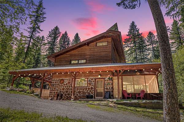 20 Acres of Land with Home for Sale in Fortine, Montana