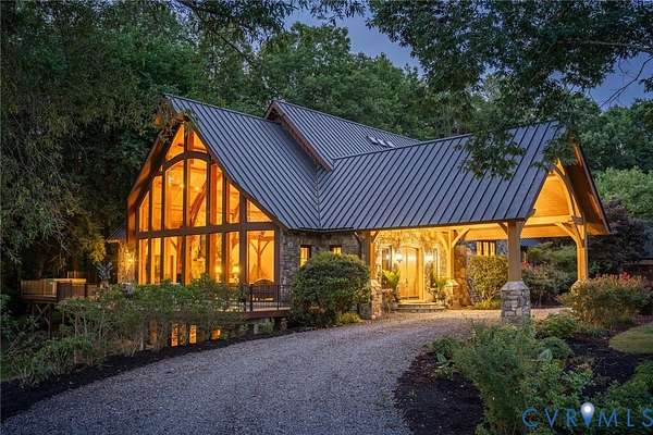 42.8 Acres of Land with Home for Sale in Montpelier, Virginia