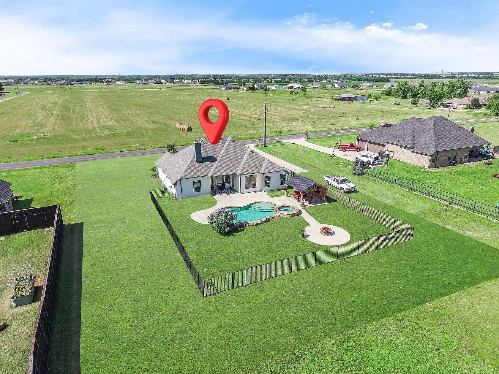 1.58 Acres of Land with Home for Sale in Caddo Mills, Texas