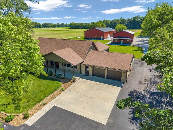 3 Acres of Land with Home for Sale in Clayton, Indiana