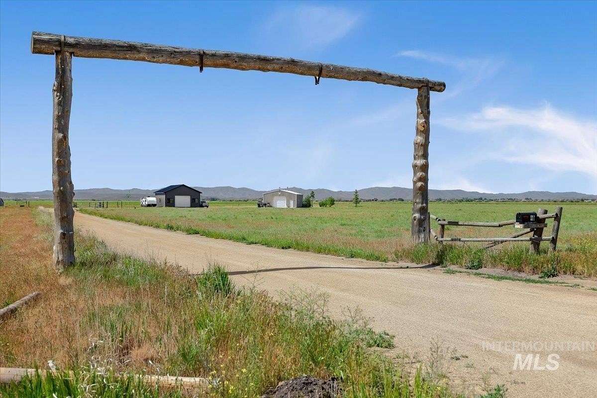 10.9 Acres of Recreational Land with Home for Sale in Fairfield, Idaho