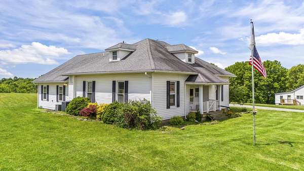 150 Acres of Land with Home for Sale in Ewing, Kentucky