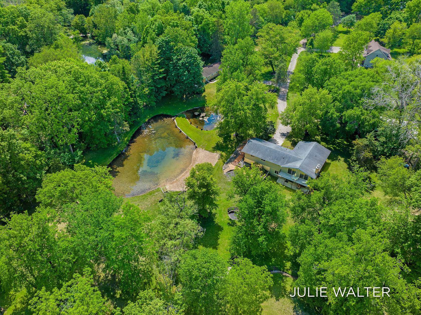 5.8 Acres of Land with Home for Sale in Caledonia, Michigan