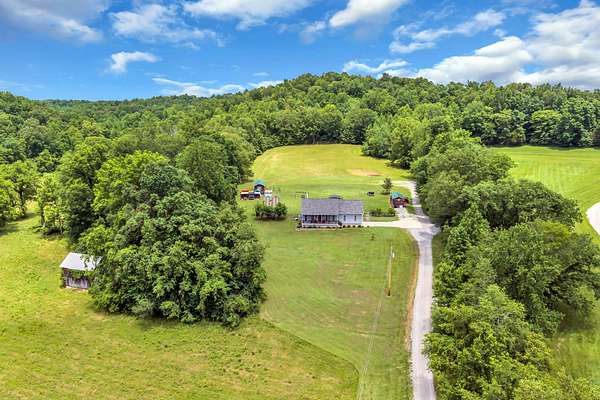 15.5 Acres of Land with Home for Sale in Cumberland Furnace, Tennessee