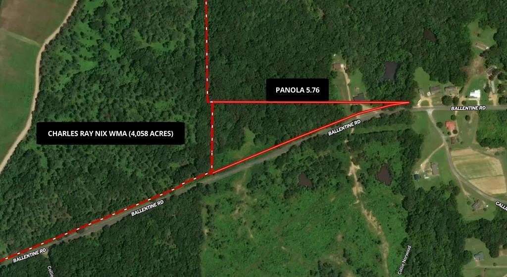 5.76 Acres of Residential Land for Sale in Sardis, Mississippi