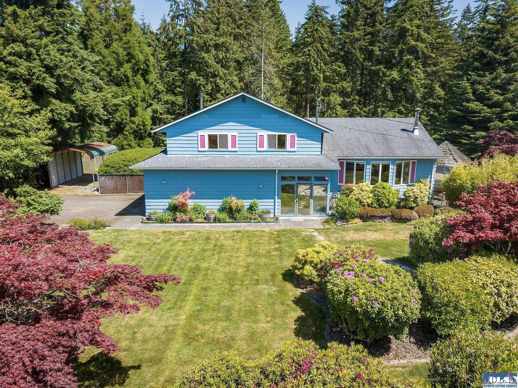 4.69 Acres of Land with Home for Sale in Port Angeles, Washington