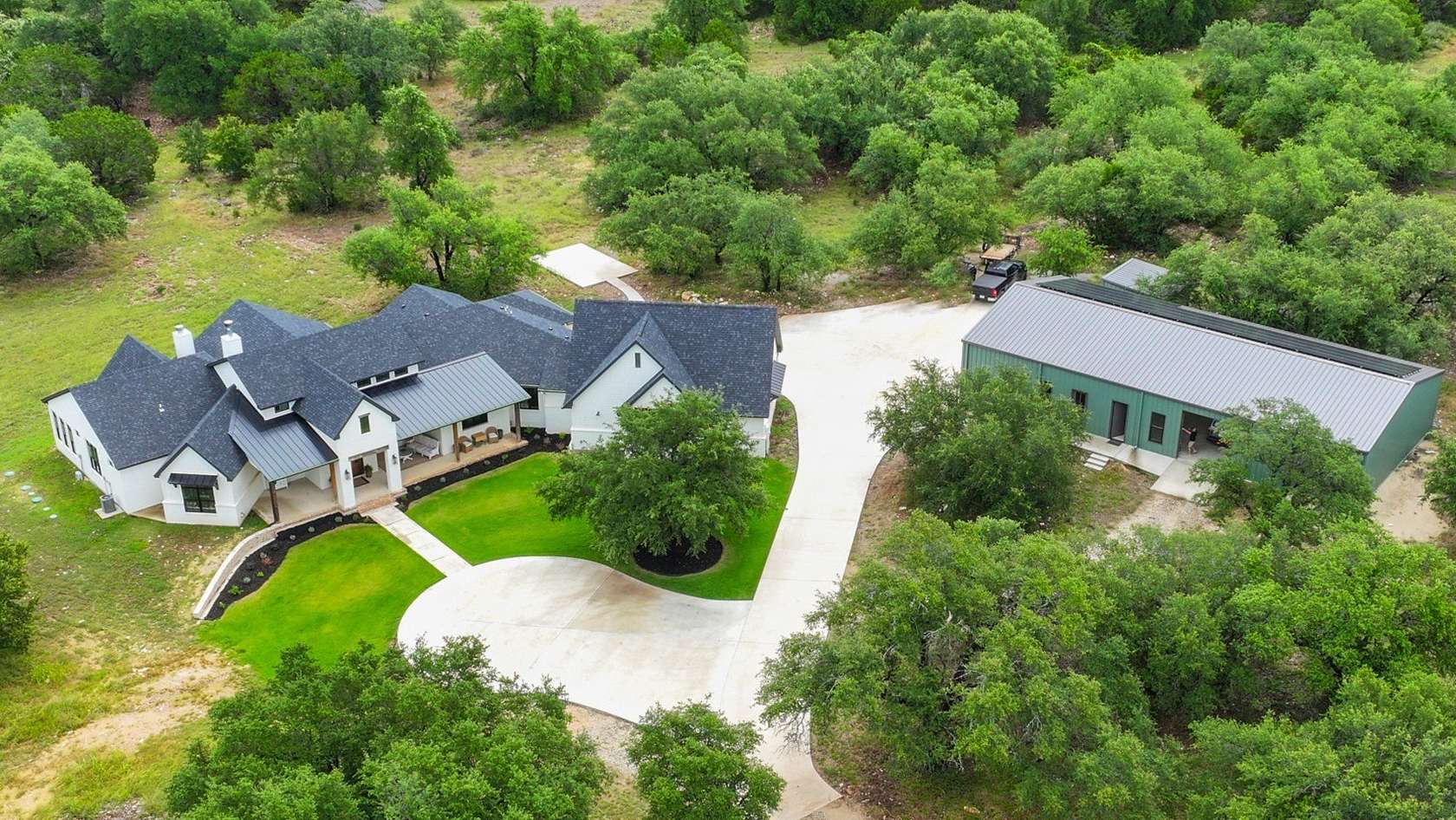 10 Acres of Land with Home for Sale in Salado, Texas