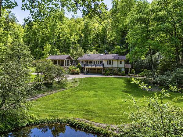 23.5 Acres of Recreational Land with Home for Sale in Cashiers, North Carolina