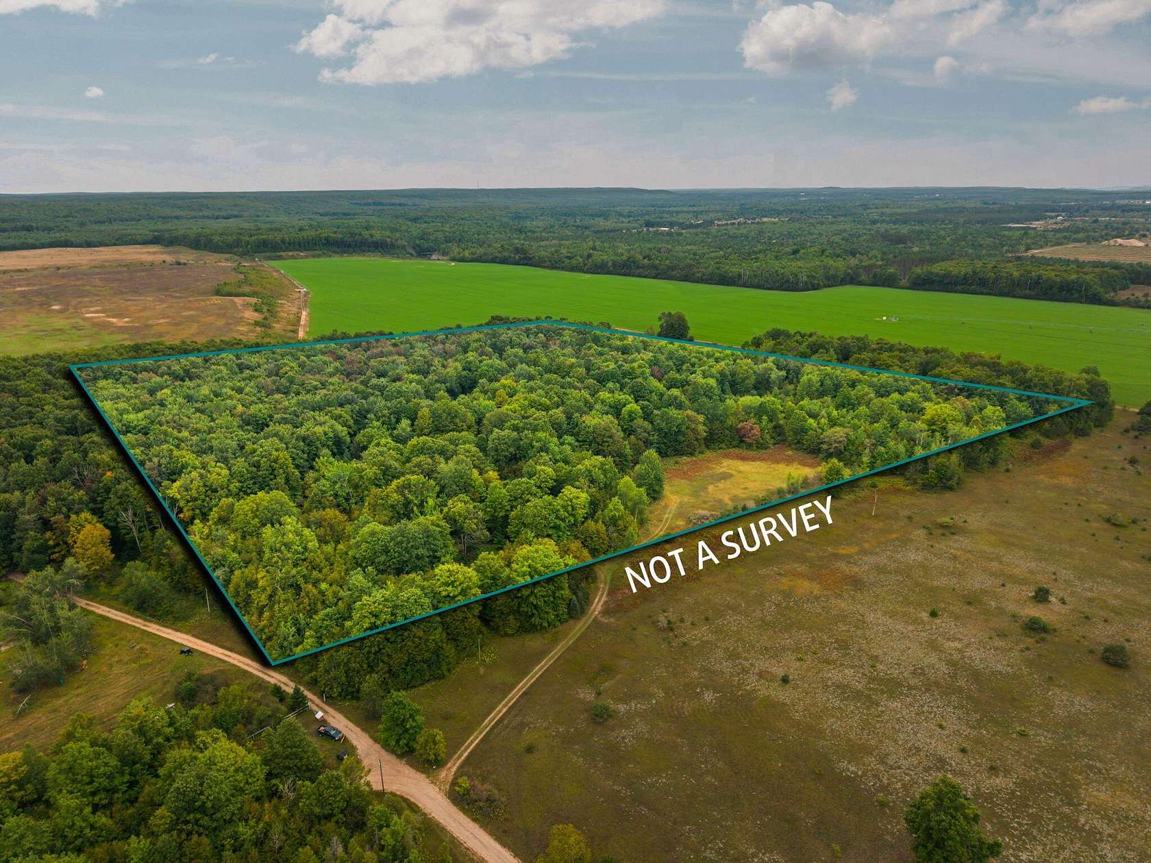 32.2 Acres of Recreational & Residential Land for Sale in Elmira, Michigan