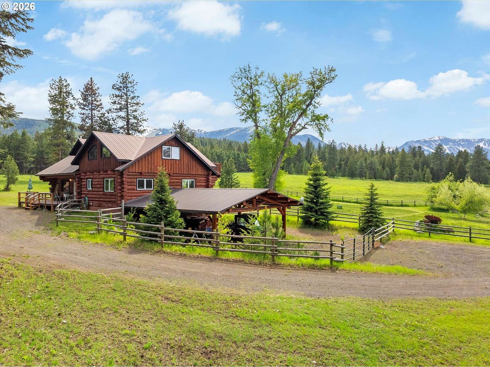 21.2 Acres of Land with Home for Sale in Joseph, Oregon
