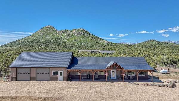 35.2 Acres of Agricultural Land with Home for Sale in Westcliffe, Colorado