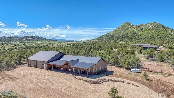 35.2 Acres of Agricultural Land with Home for Sale in Westcliffe, Colorado