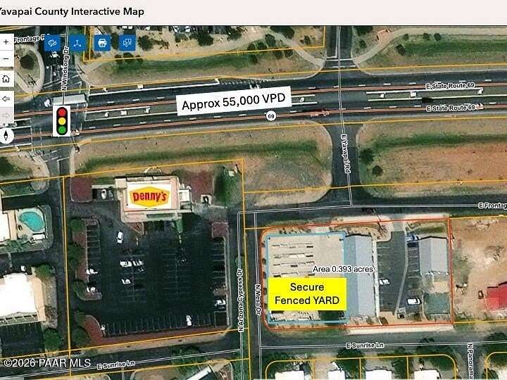 1.12 Acres of Commercial Land for Lease in Prescott Valley, Arizona