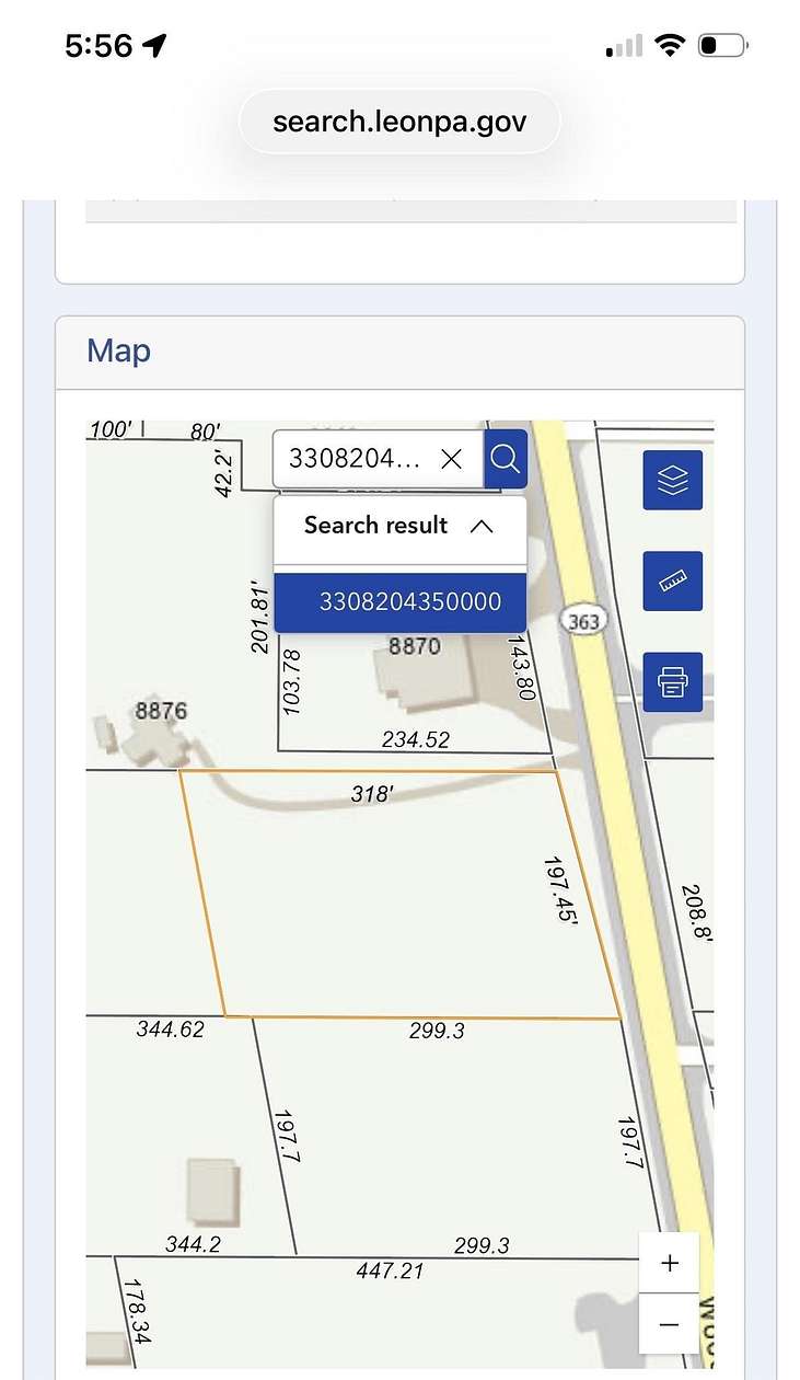 1.39 Acres of Commercial Land for Sale in Tallahassee, Florida