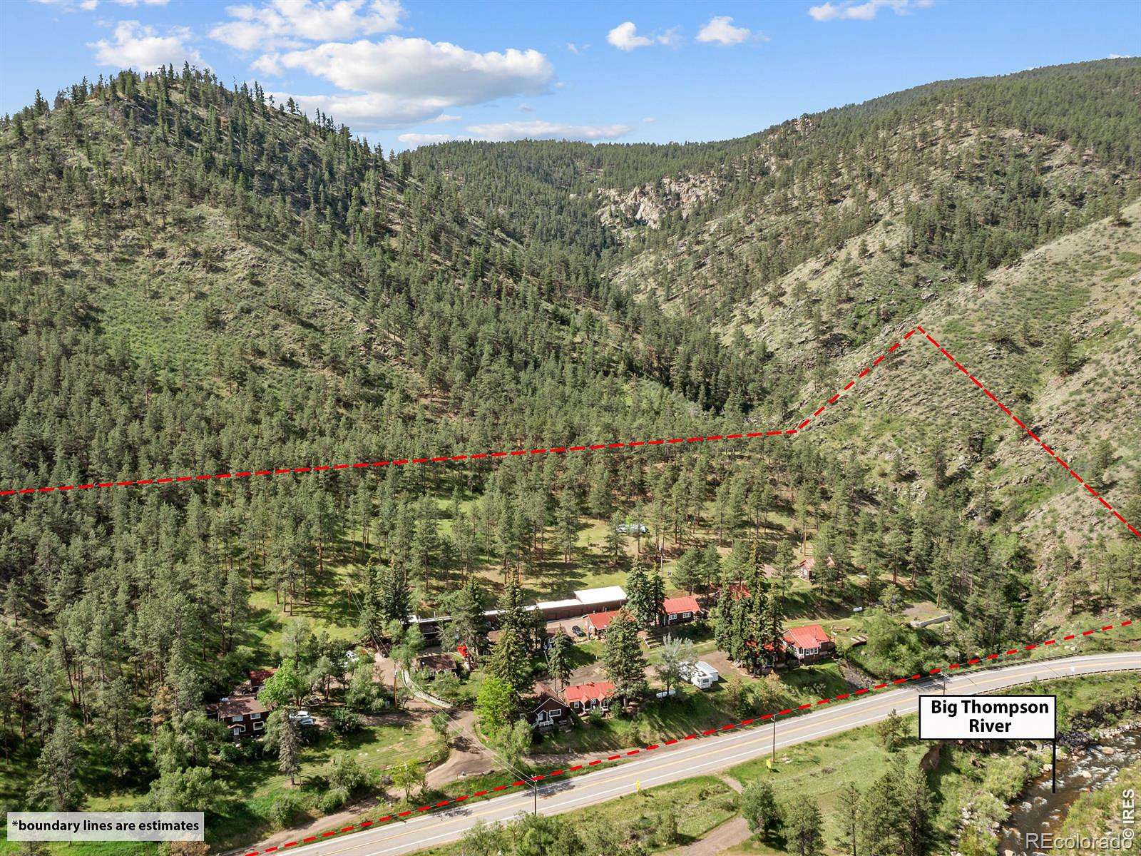 19.3 Acres of Recreational Land with Home for Sale in Loveland, Colorado