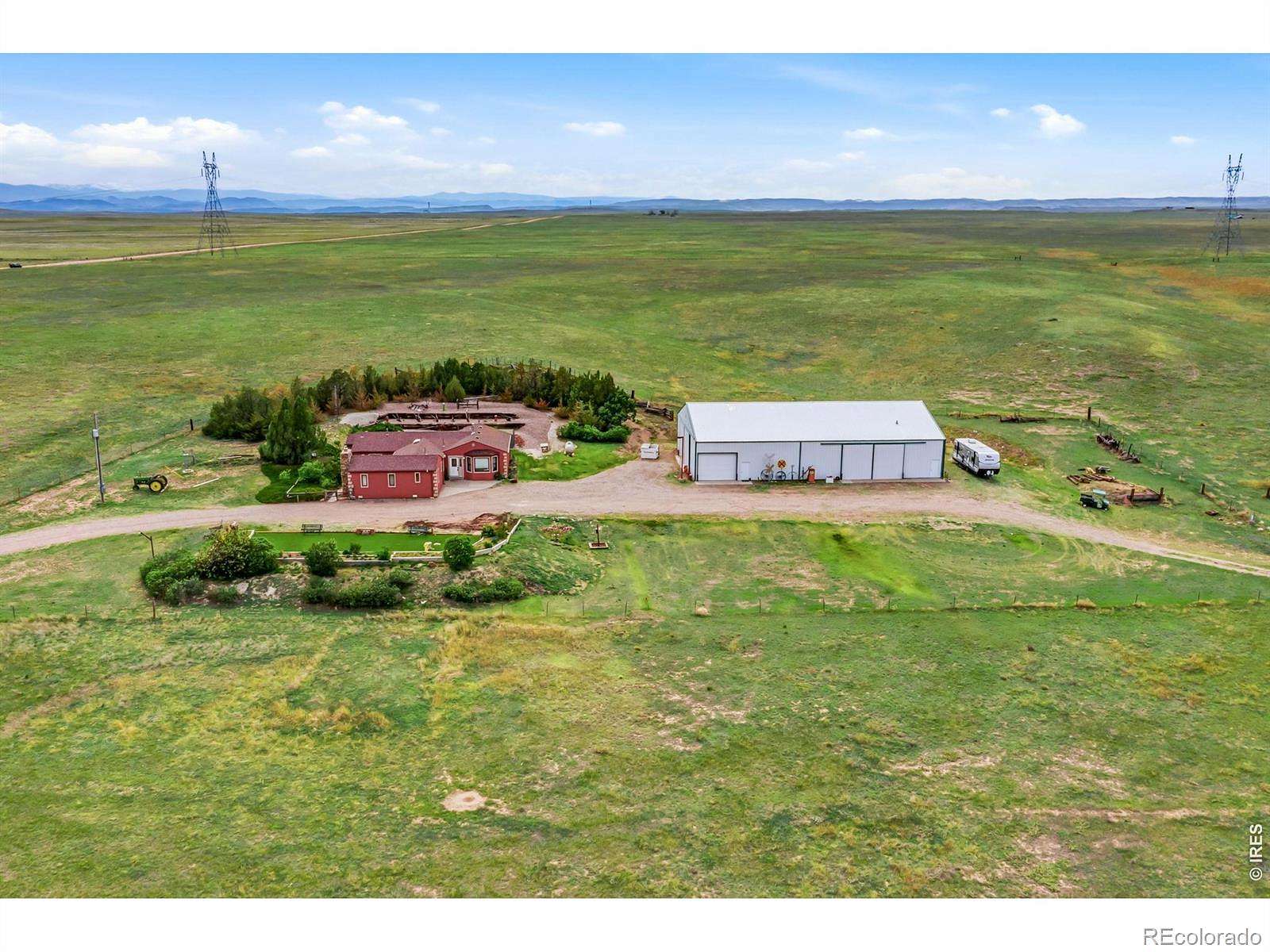 154 Acres of Land with Home for Sale in Carr, Colorado