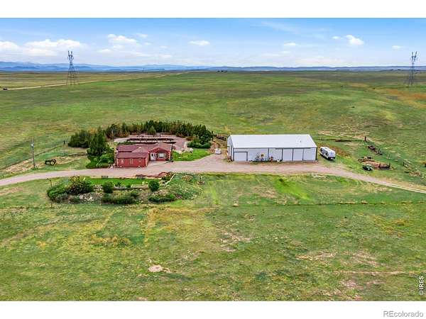 154 Acres of Land with Home for Sale in Carr, Colorado