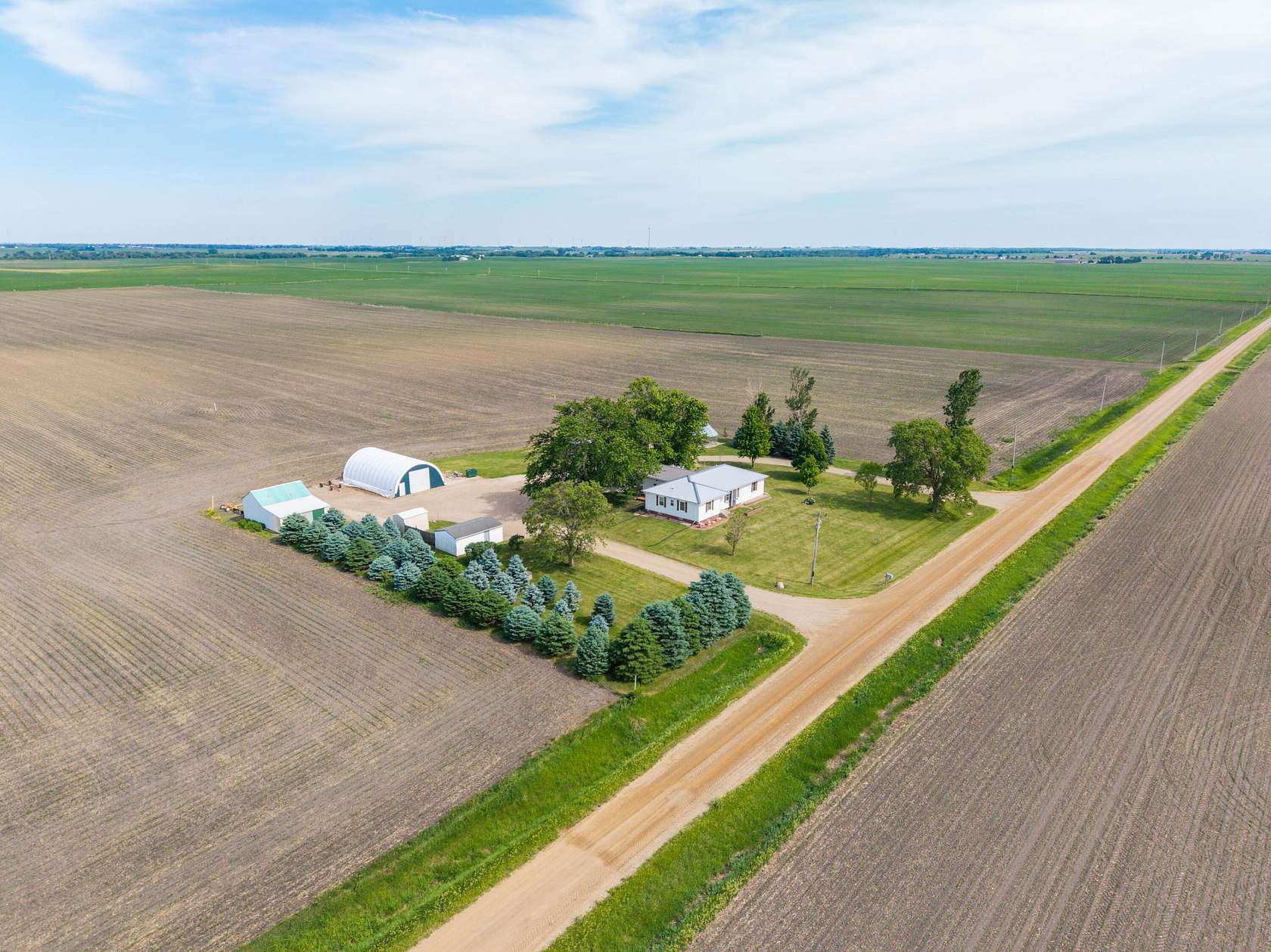 10.4 Acres of Land with Home for Sale in Jefferson, Iowa