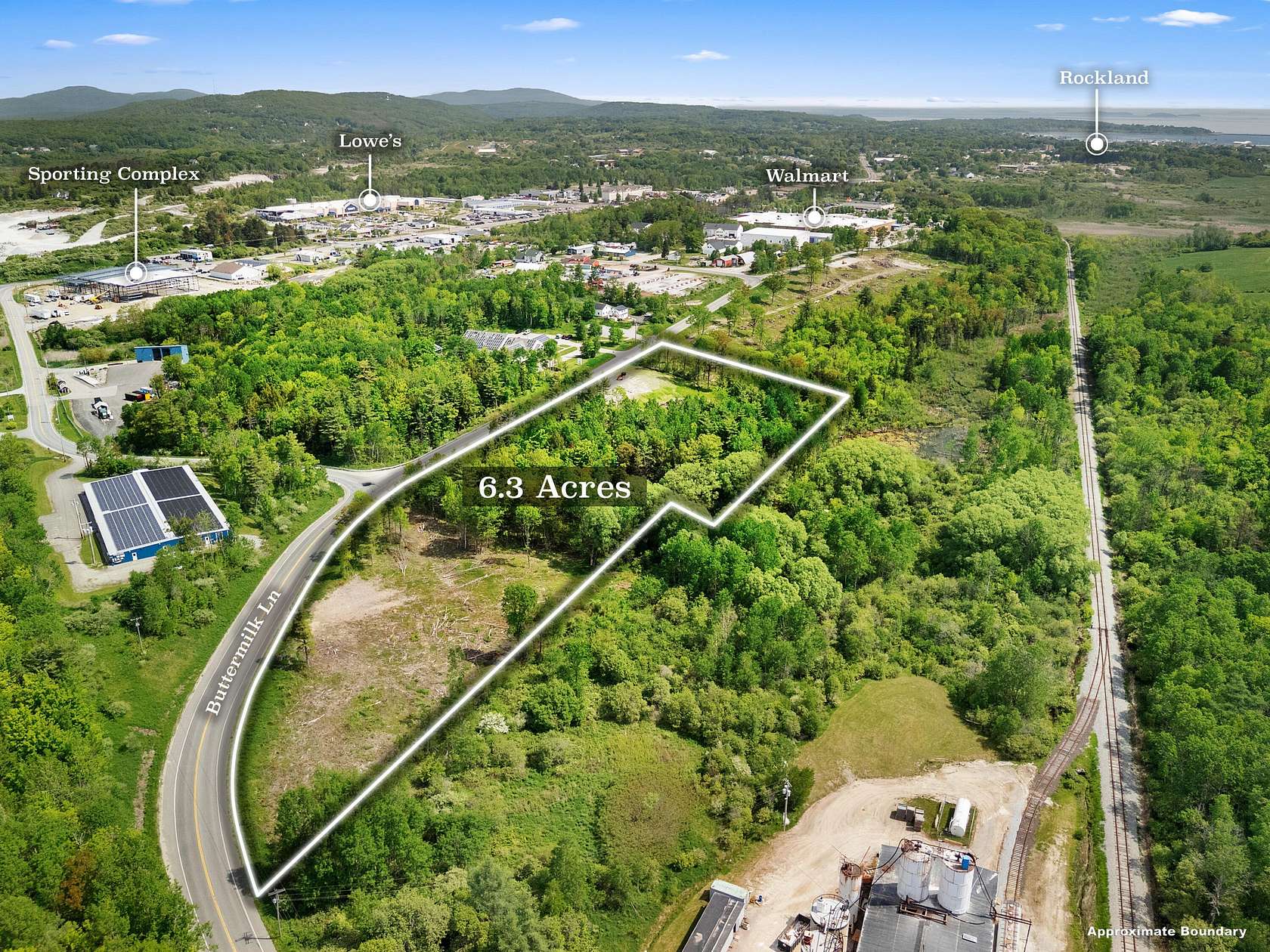 6.3 Acres of Commercial Land for Sale in Thomaston, Maine