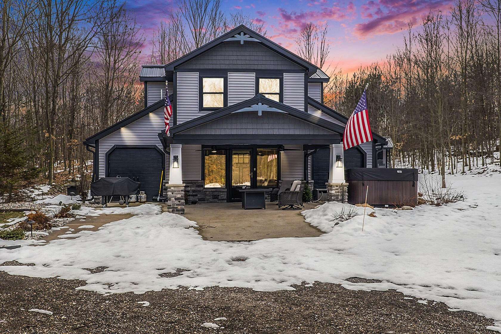 9.2 Acres of Land with Home for Sale in Luther, Michigan