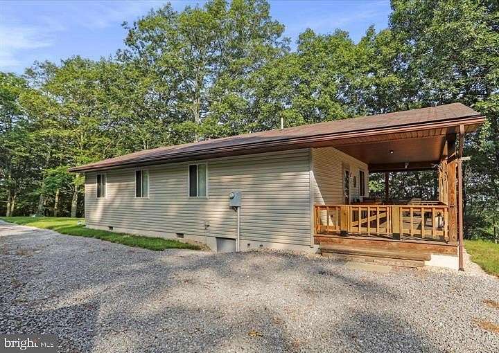22.2 Acres of Recreational Land with Home for Sale in Moorefield, West Virginia