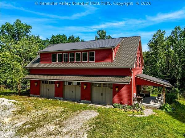 83 Acres of Agricultural Land with Home for Sale in Red House, West Virginia