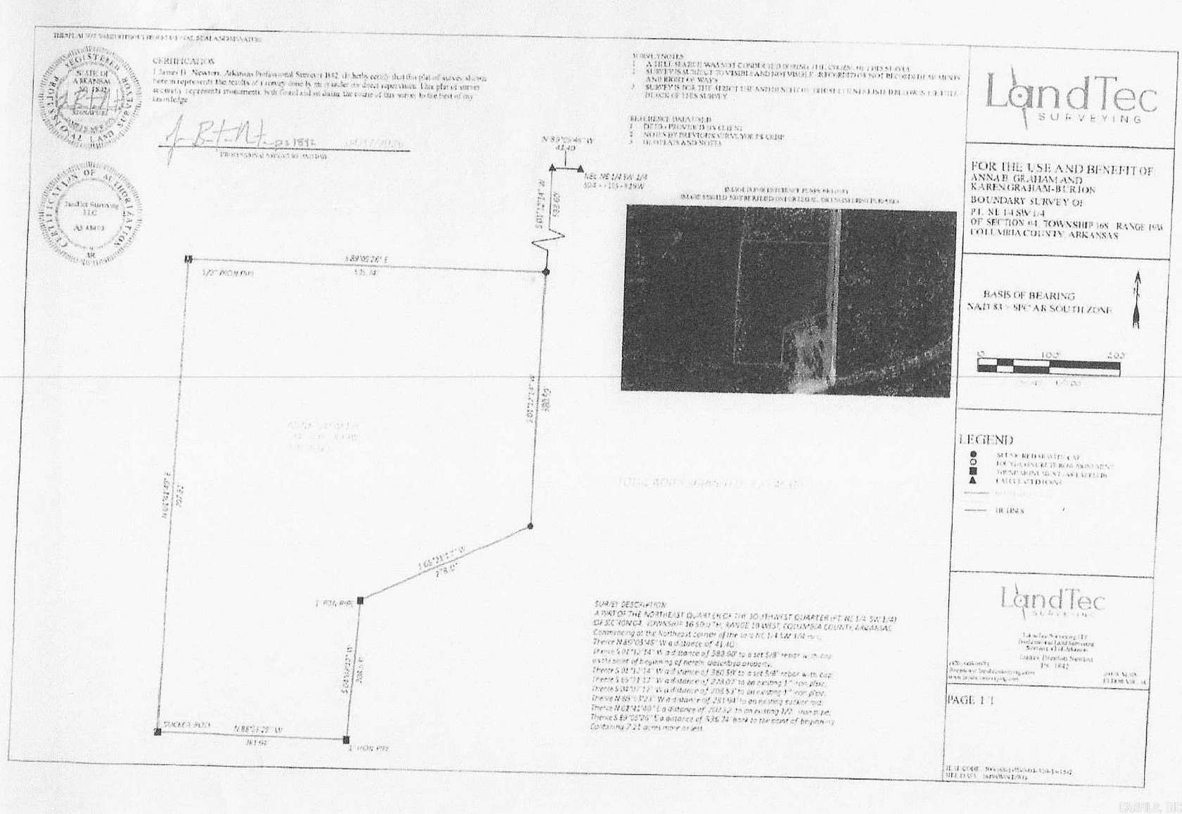7 Acres of Land for Sale in Stephens, Arkansas