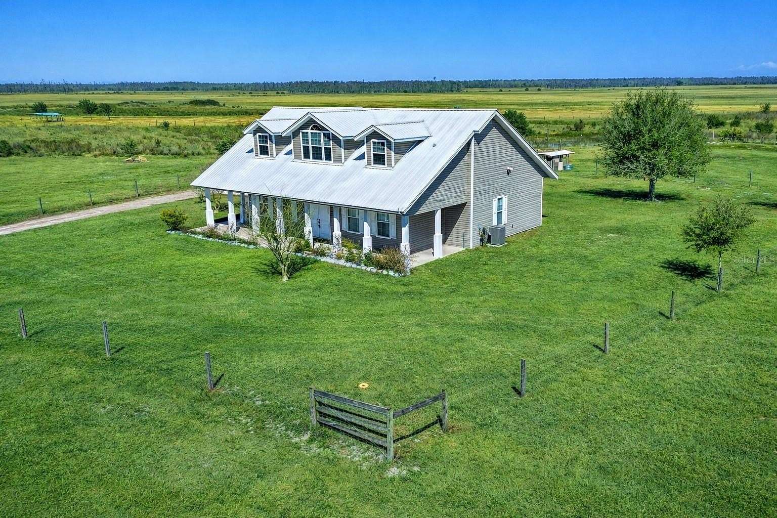 5 Acres of Land with Home for Sale in Zolfo Springs, Florida