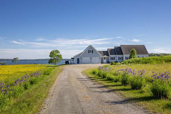 9.42 Acres of Land with Home for Sale in Cushing, Maine