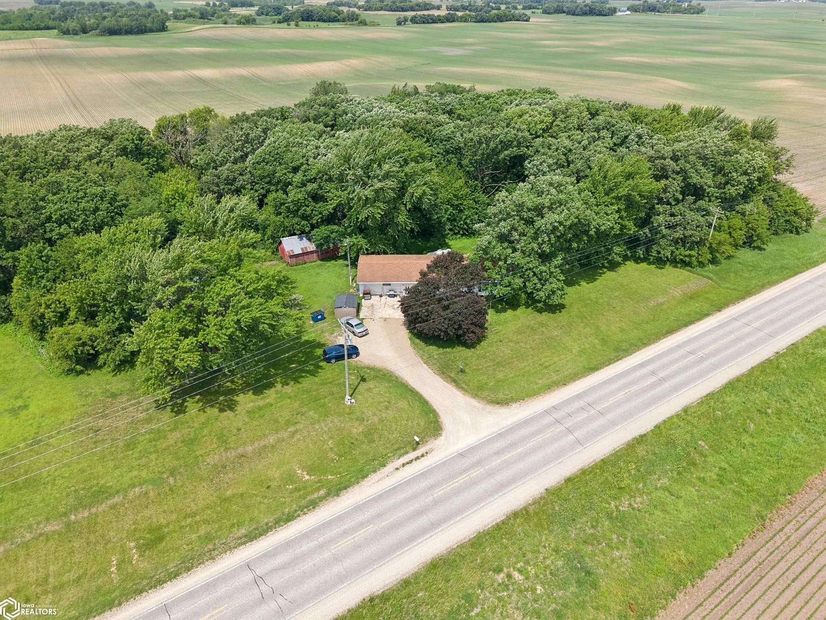 10 Acres of Land with Home for Sale in Clear Lake, Iowa