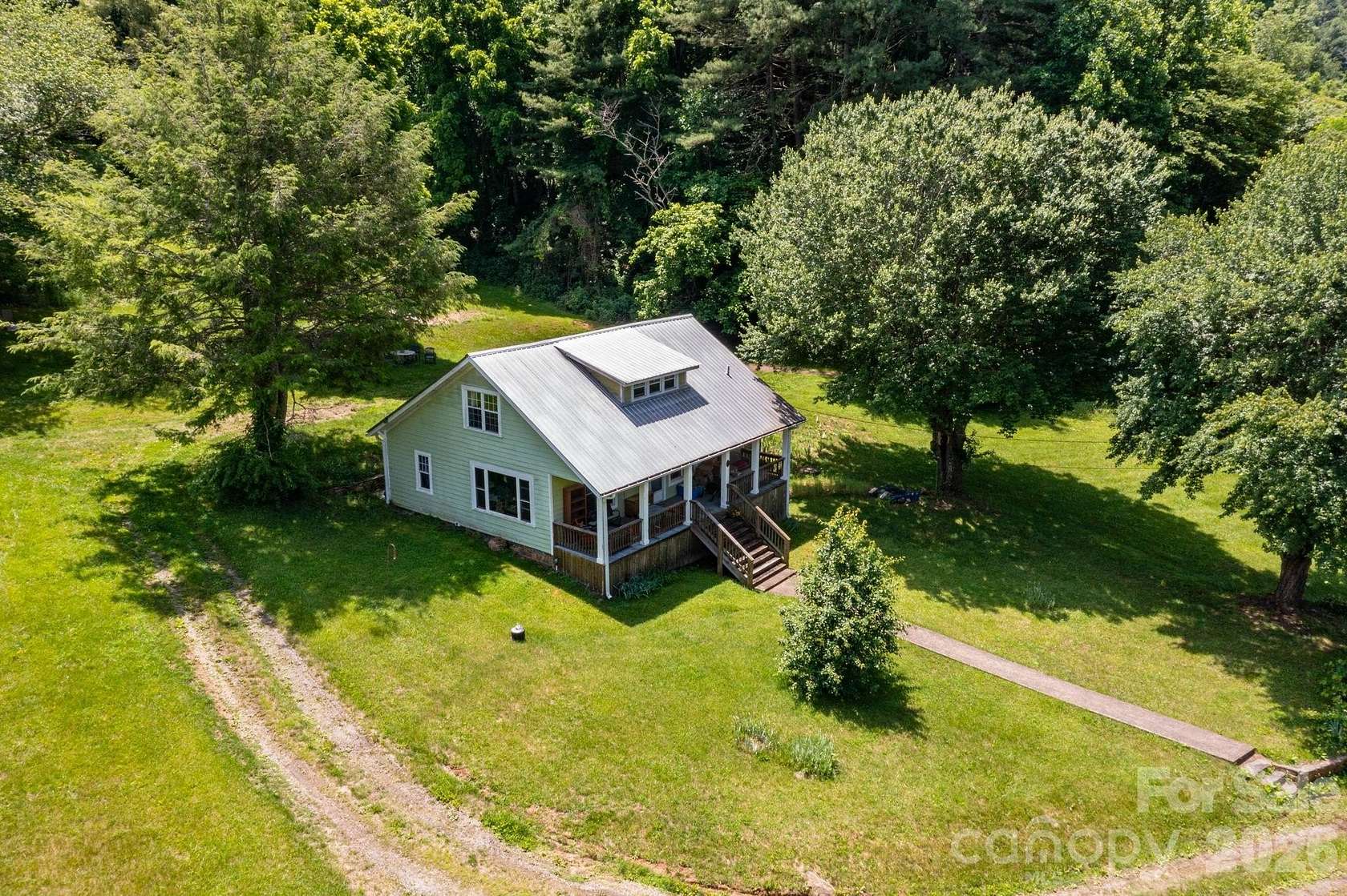 24.9 Acres of Land with Home for Sale in Barnardsville, North Carolina