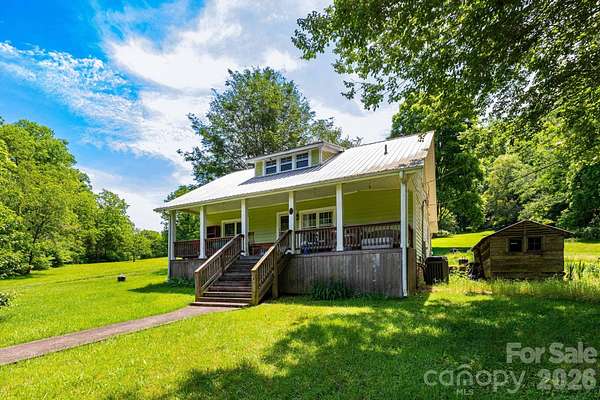 24.9 Acres of Land with Home for Sale in Barnardsville, North Carolina