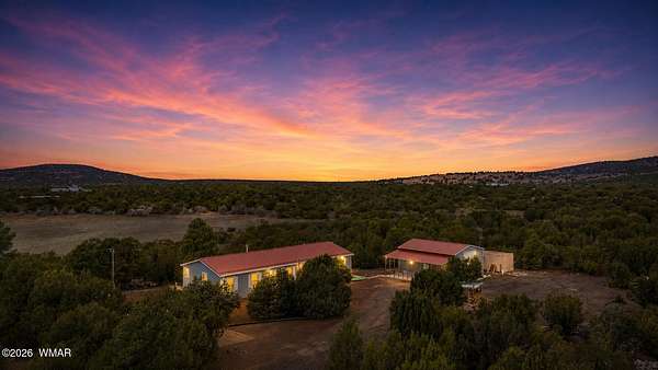 6 Acres of Land with Home for Sale in Vernon, Arizona
