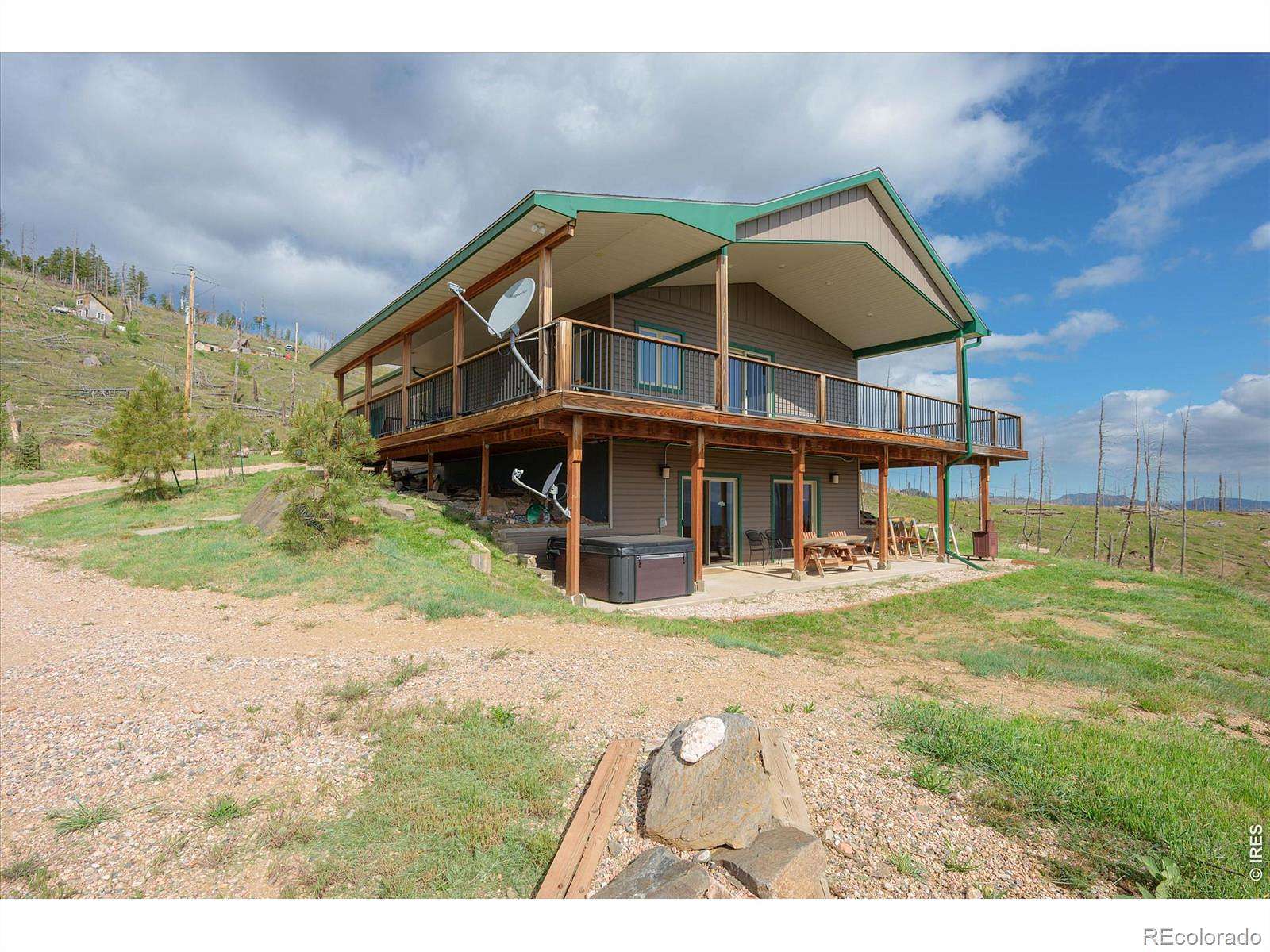 5 Acres of Land with Home for Sale in Bellvue, Colorado