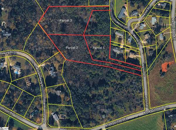 2.28 Acres of Residential Land for Sale in Greer, South Carolina
