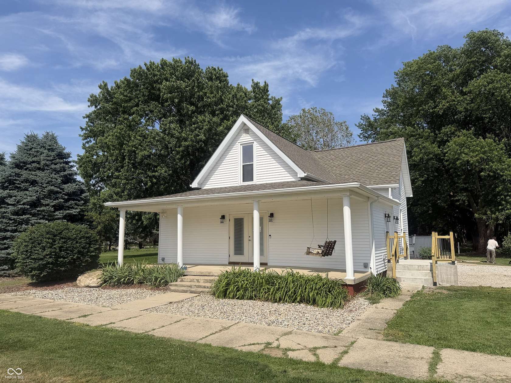 5.36 Acres of Land with Home for Sale in New Richmond, Indiana