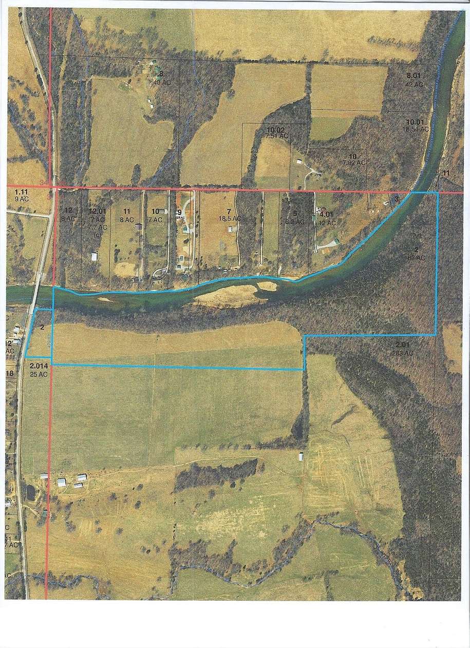 69.5 Acres of Recreational & Residential Land for Sale in Tecumseh, Missouri
