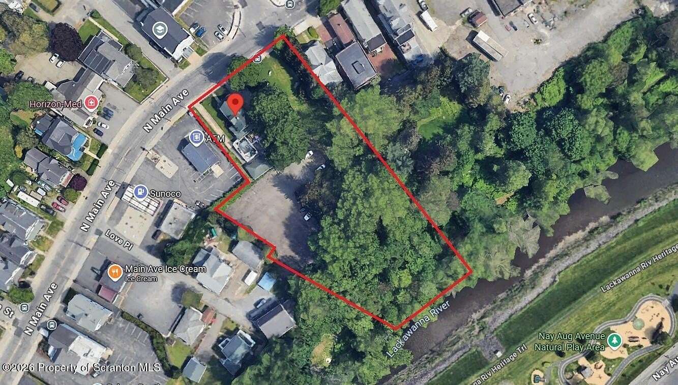 1.3 Acres of Commercial Land for Sale in Scranton, Pennsylvania