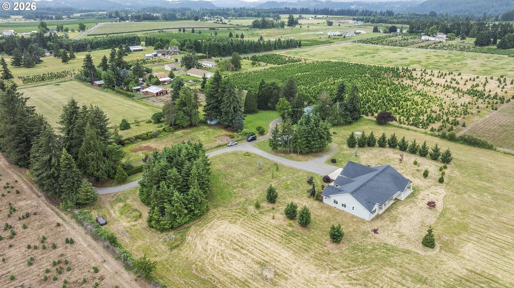 24.5 Acres of Agricultural Land with Home for Sale in Oregon City, Oregon