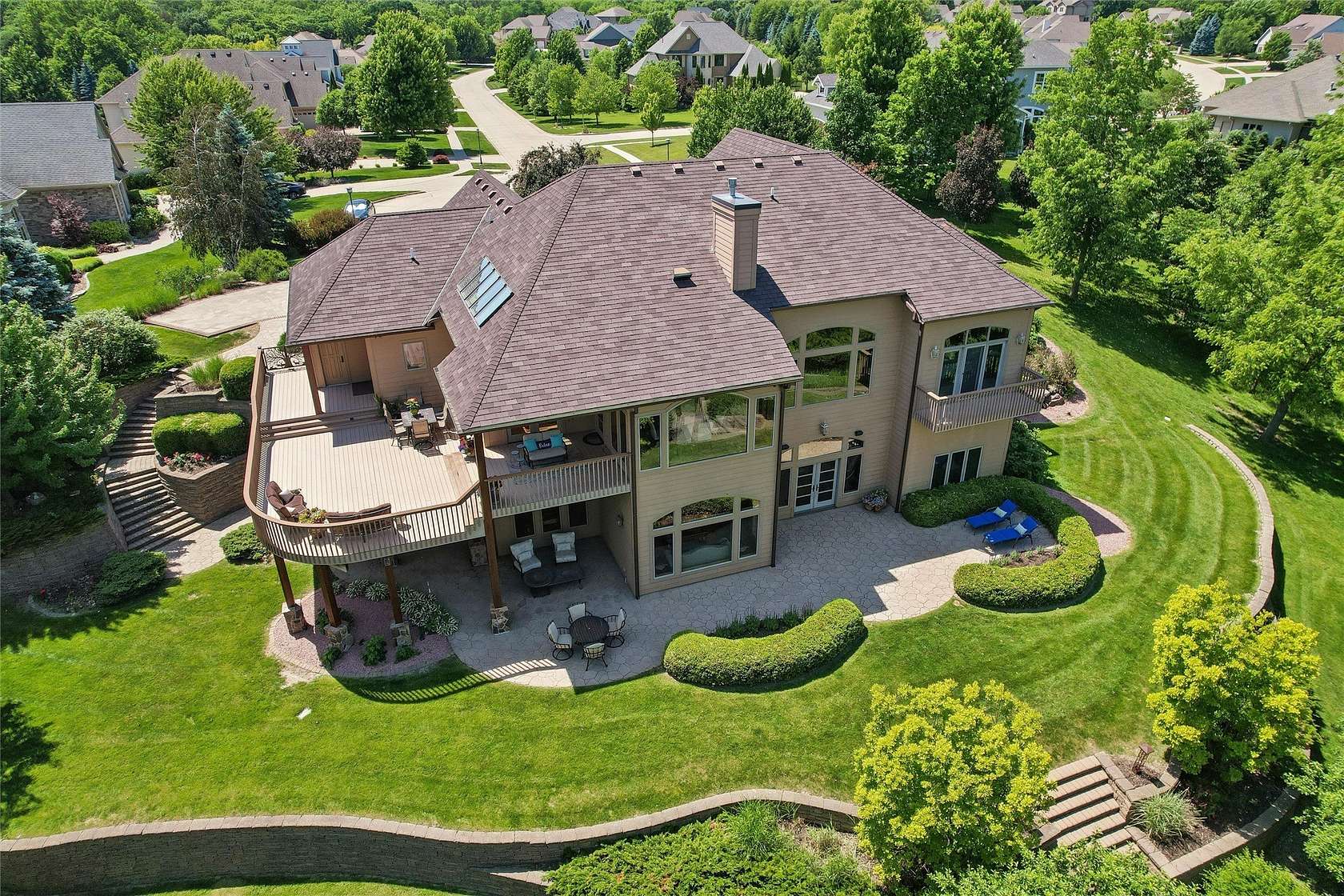 4.54 Acres of Land with Home for Sale in Waukee, Iowa