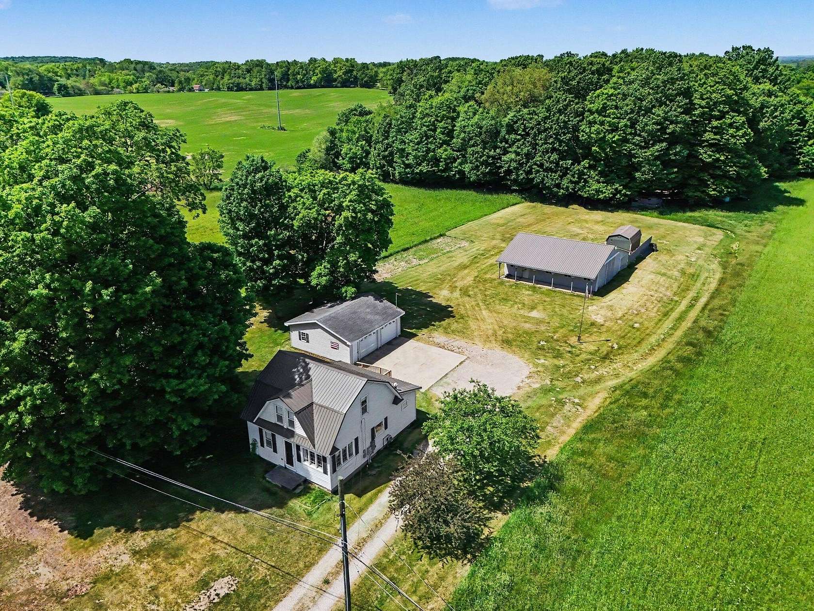 20 Acres of Land with Home for Sale in Hesperia, Michigan
