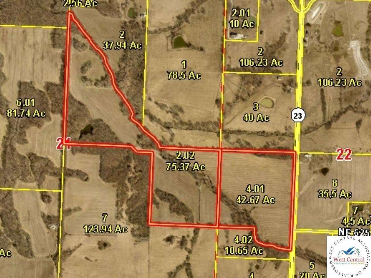 118 Acres of Land for Sale in Knob Noster, Missouri