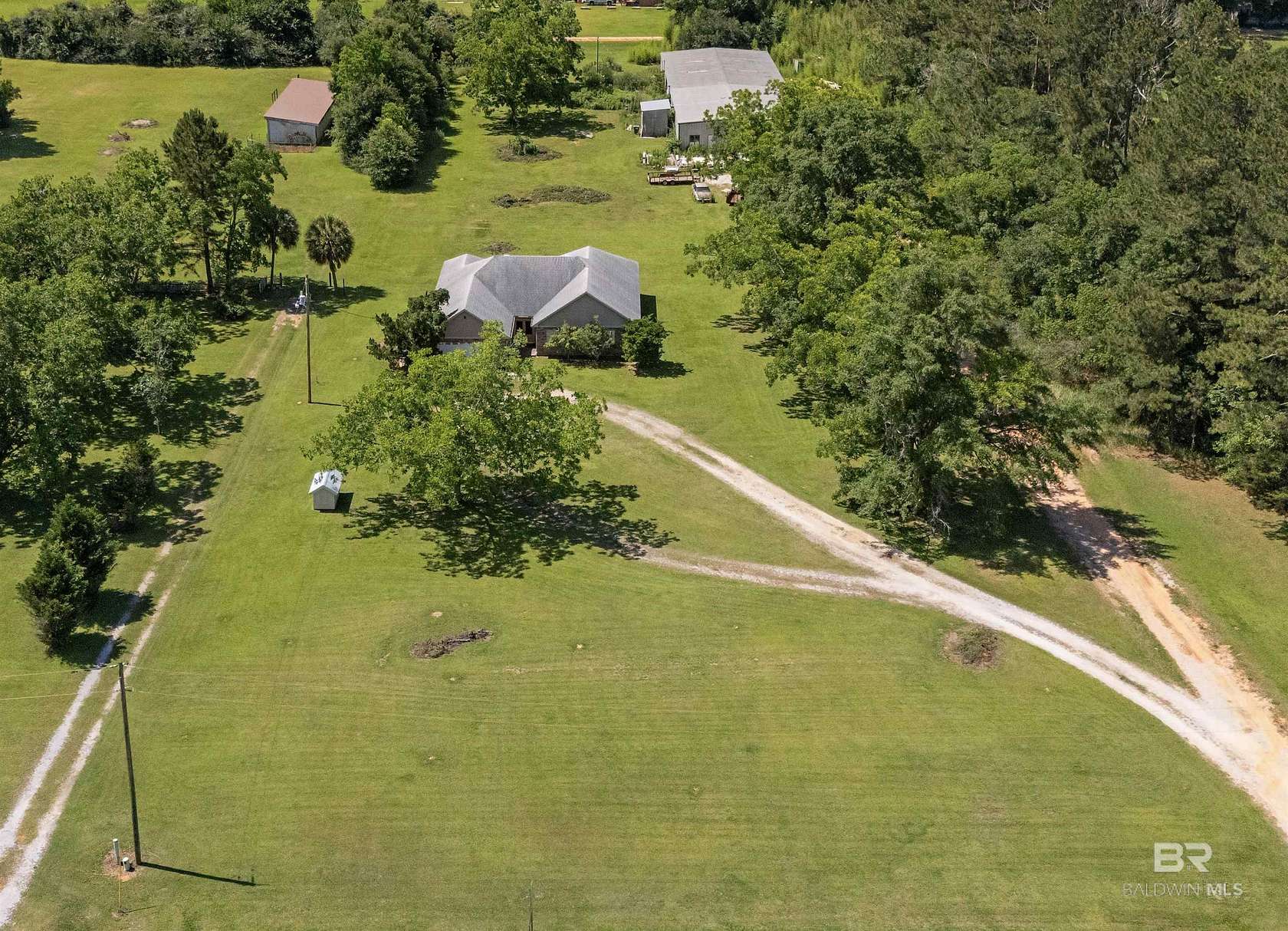 3 Acres of Land with Home for Sale in Silverhill, Alabama