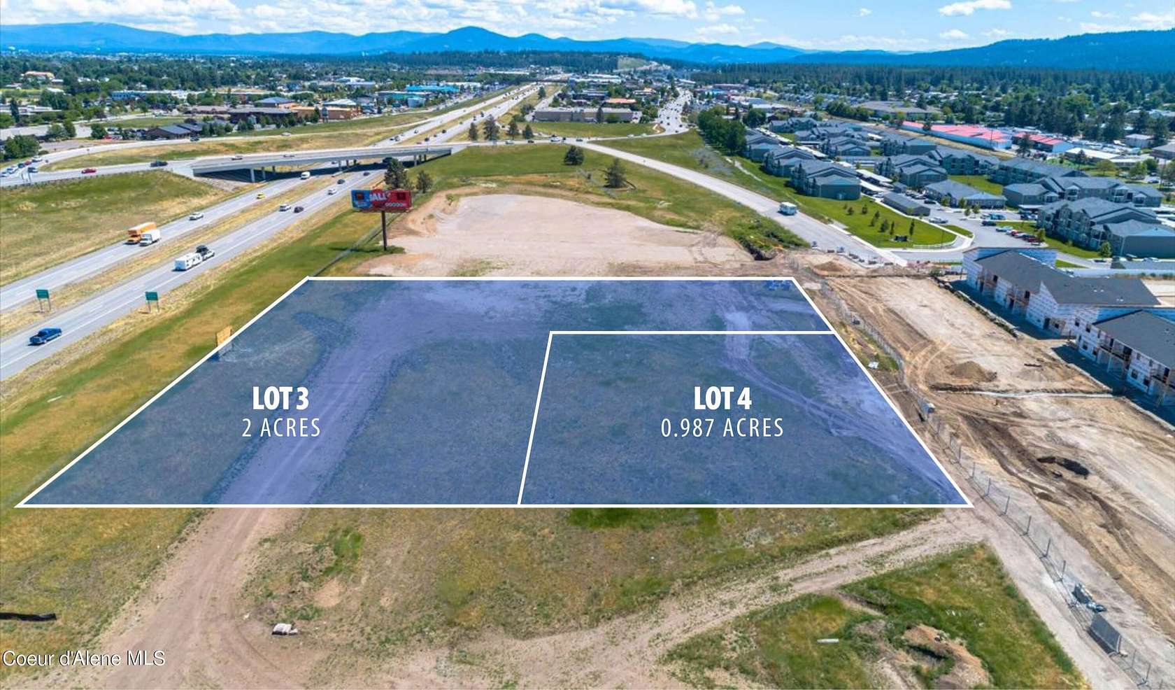 2 Acres of Commercial Land for Sale in Post Falls, Idaho