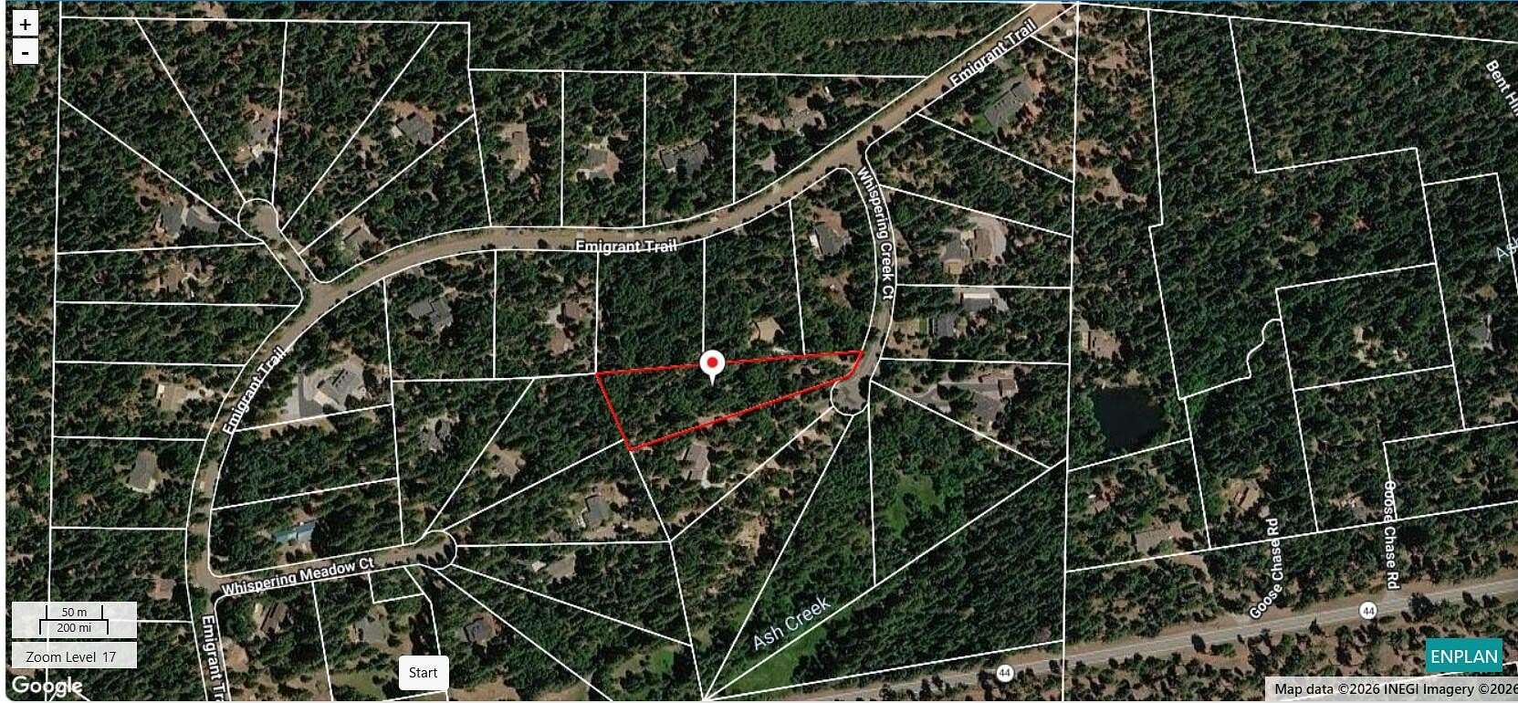 2 Acres of Residential Land for Sale in Shingletown, California